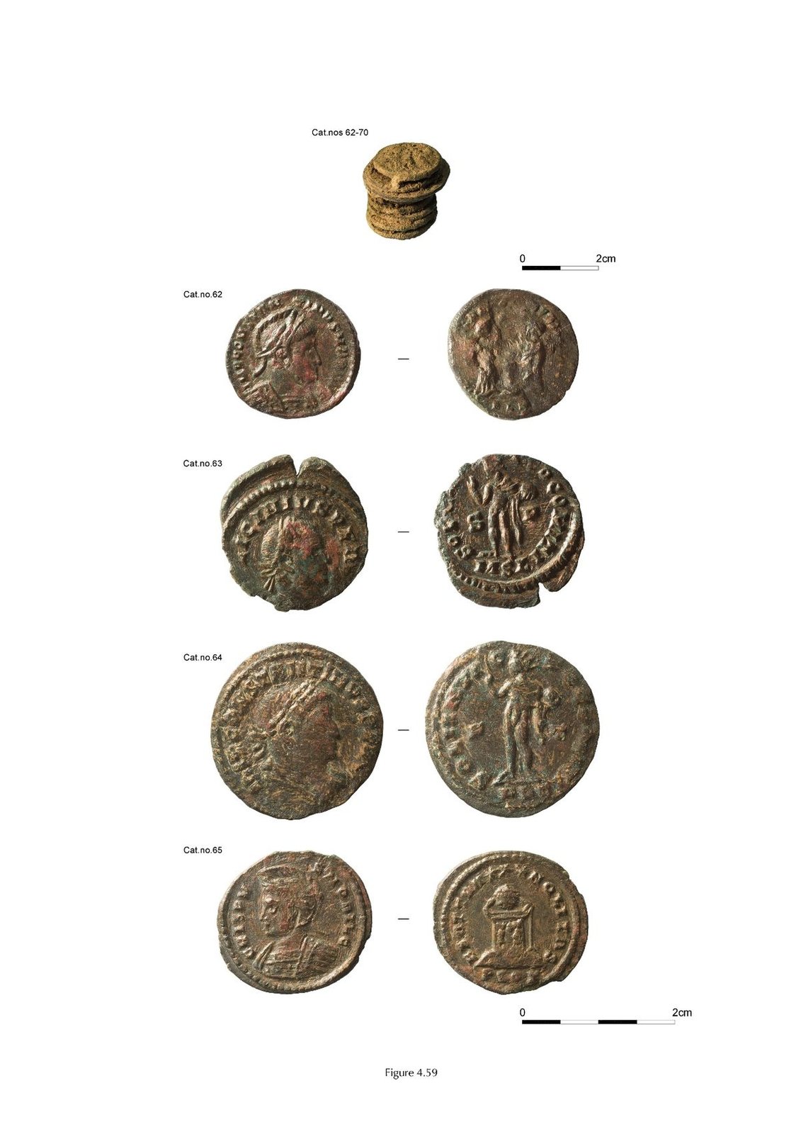 The coins date the burial to shortly after AD325